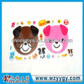 Popular bear decals for wall decoration, OEM plastic sticker